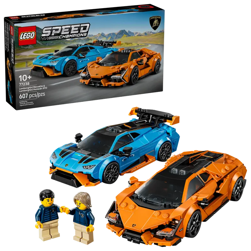 Lamborghini Revuelto & Huracan STO LEGO