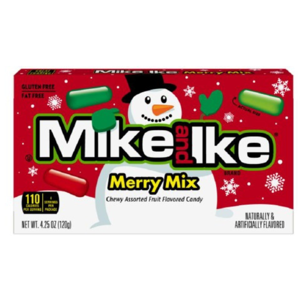 Mike & Ike Merry Mix Theater Box, 4.25oz, 12ct