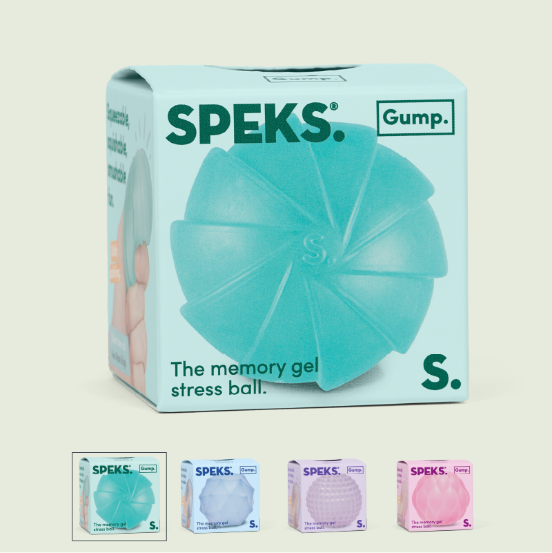 Gump Memory Gel Stress Ball Surface Display