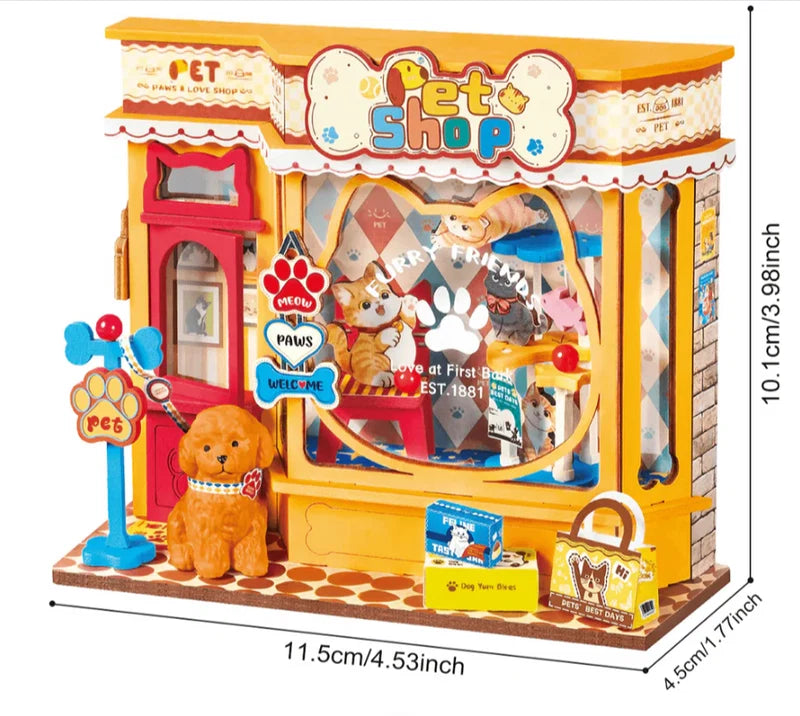 Pet Shop DIY Miniature House Kit (Copy)