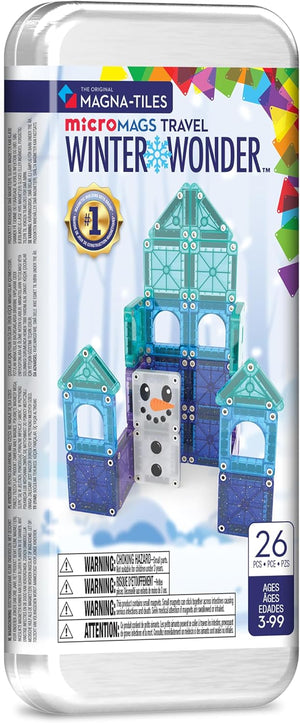 Magna-Tiles MicroMAGS Winter Wonder Travel