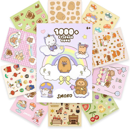 SMOKO 1000+ Sticker Book Fashion Angels