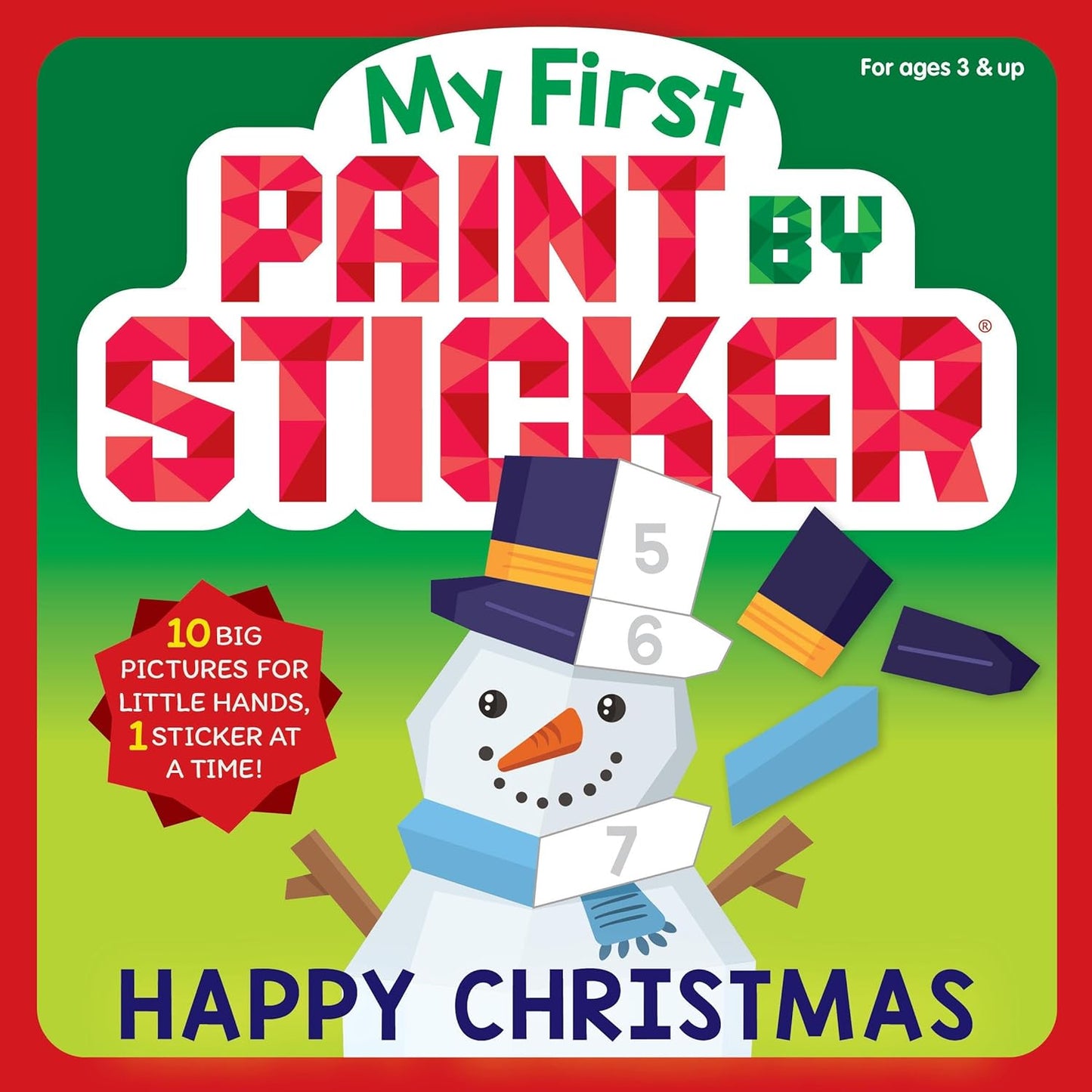 My First Paint by Sticker Happy Christmas