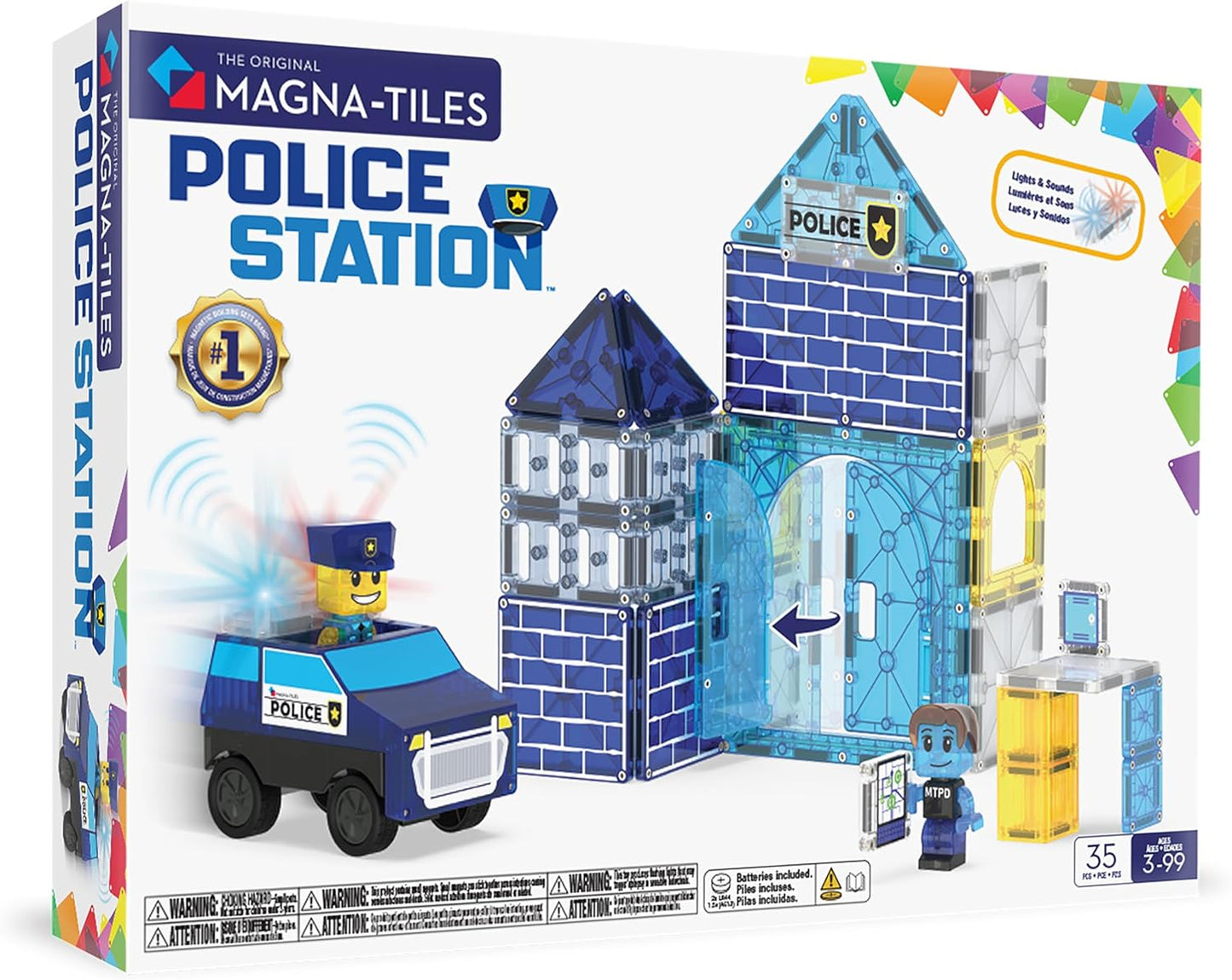 Magna-Tiles Police Station