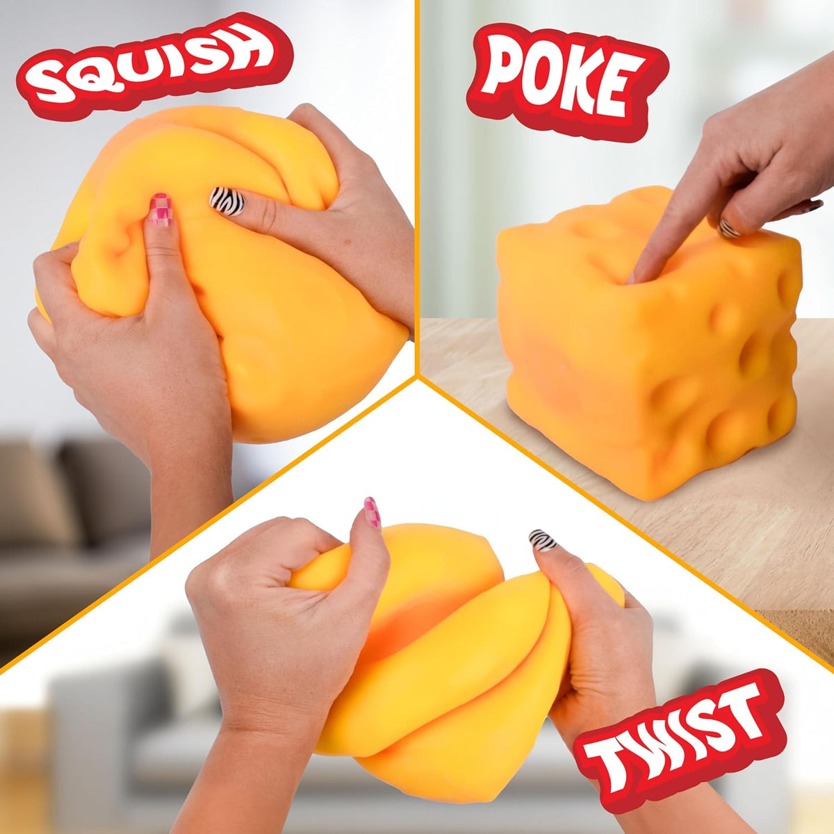 Giant Squeeze Cheese Puka
