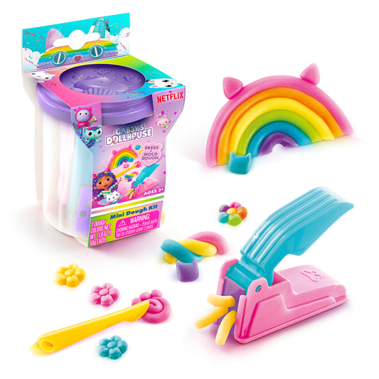 Gabby's Dollhouse Rainbow Dough Kit