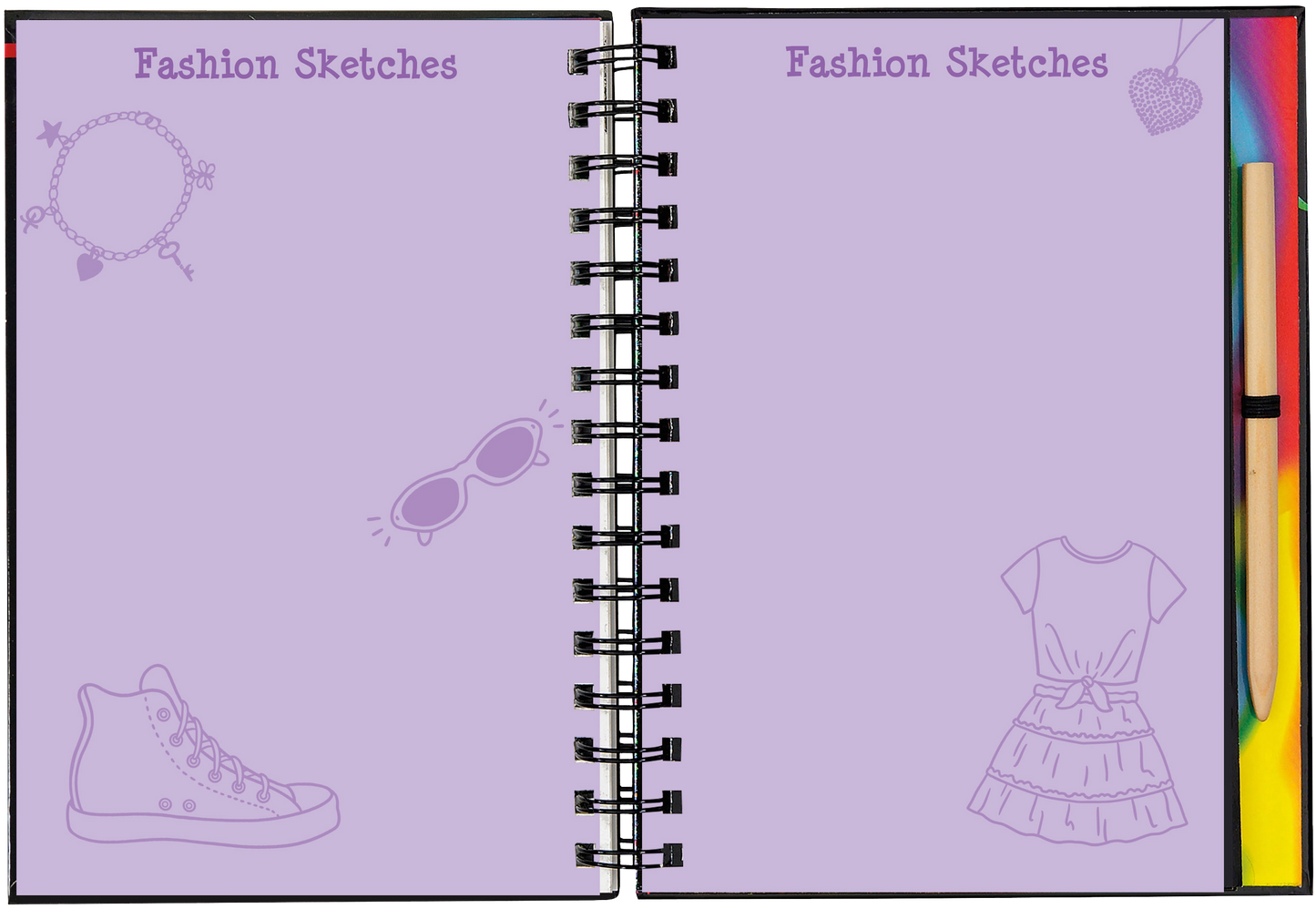 Fashion Show Scratch and Sketch