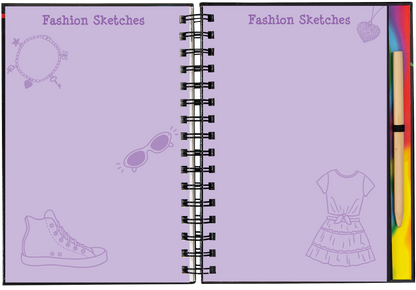 Fashion Show Scratch and Sketch