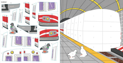 My First Color-By-Sticker Book Cars, Trucks, & Trains
