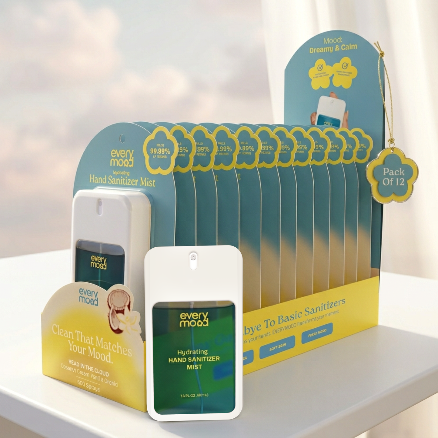EveryMood Hand Sanitizer Mist Head in the Clouds