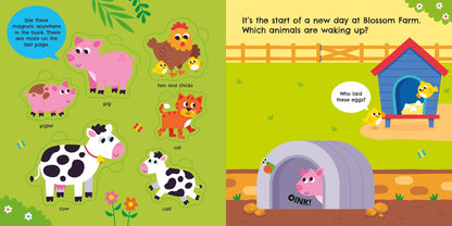 Farm Animals Magnet Book : Usborne