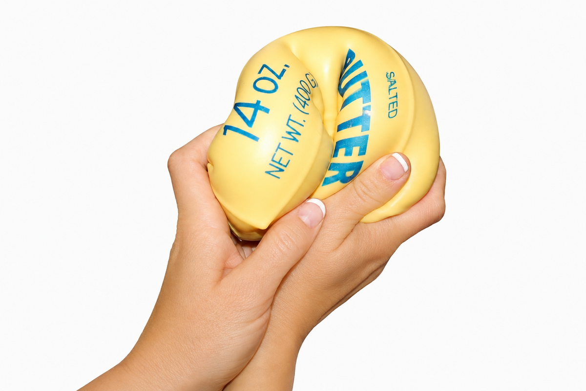 10" Giant Squeezy Butter - World of Squish
