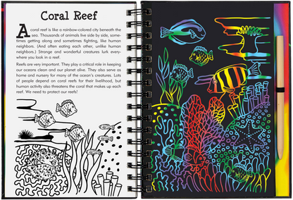Coral Reefs Scratch and Sketch