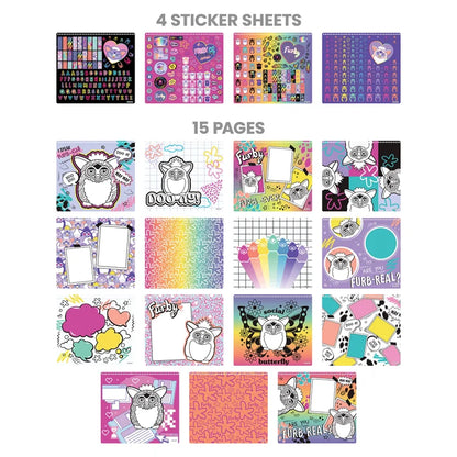 Furby Color & Collage Design Set Fashion Angels