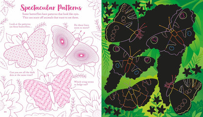 Usborne Scratch Activities Butterflies : Usborne