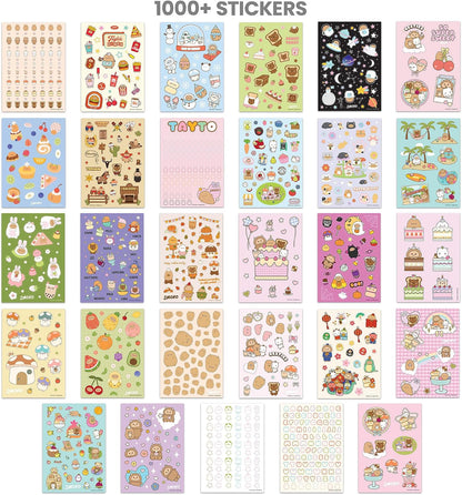 SMOKO 1000+ Sticker Book Fashion Angels