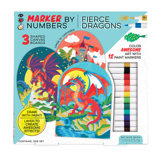 Marker by Numbers Dragons