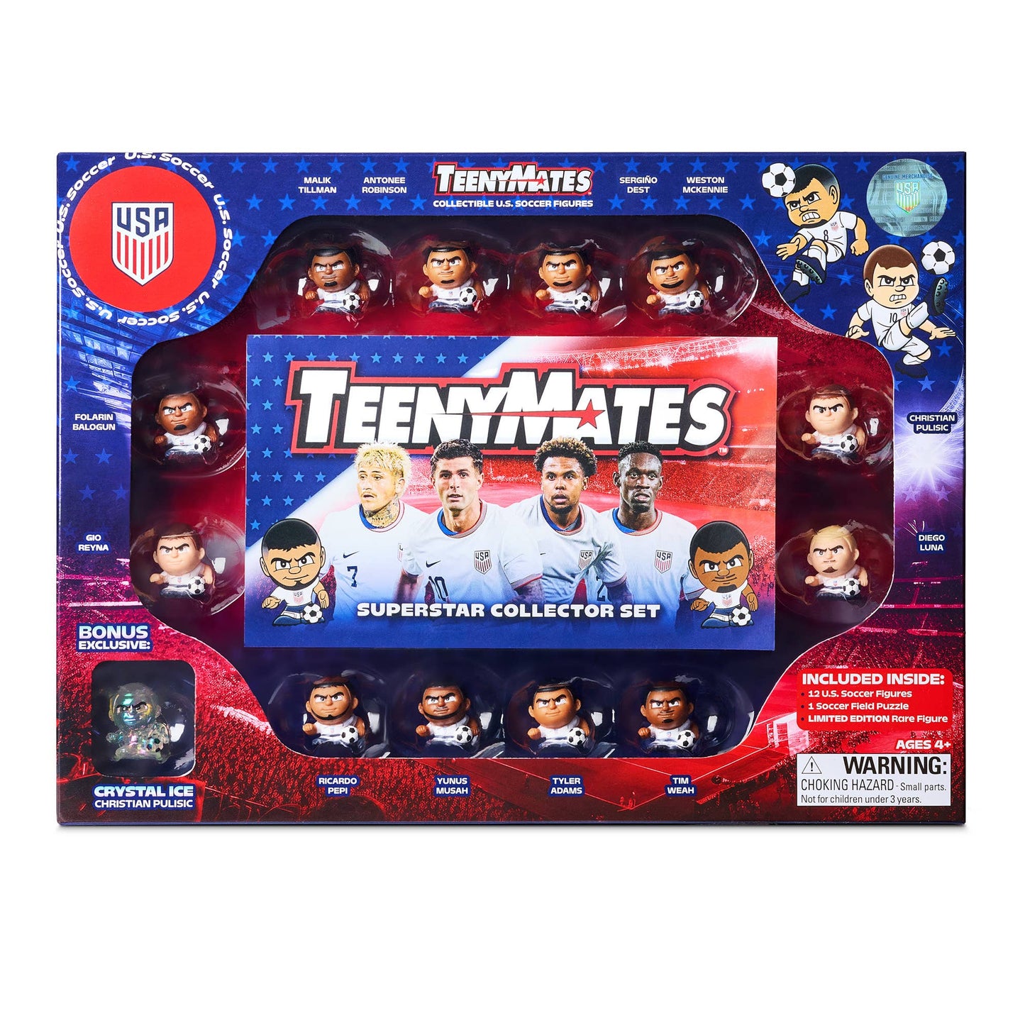 TeenyMates USA Mens Soccer Gift Set