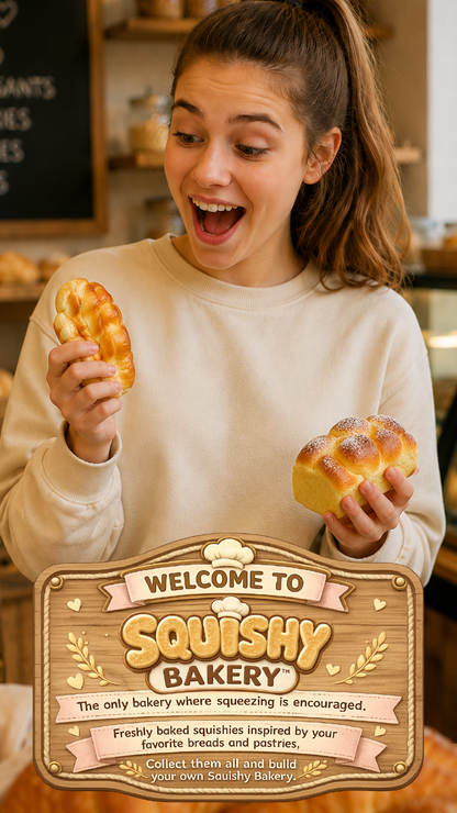 Fun Doh Bakery Slow Rise Squishy Bread Variety - 12/Display: Wholesale Price