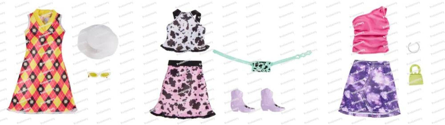 Barbie Fashion Accessory Dress Up Sets Assorted