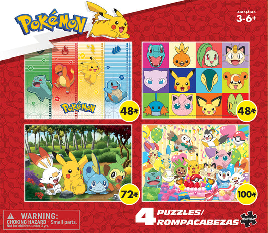 Pokemon 4 Puzzle Kids Multipack