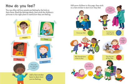 First Sticker Book Feelings