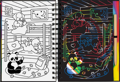 Scratch & Sketch Cozy Animals