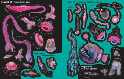Big Sticker Book Weird Deep Sea Creatures : Usborne