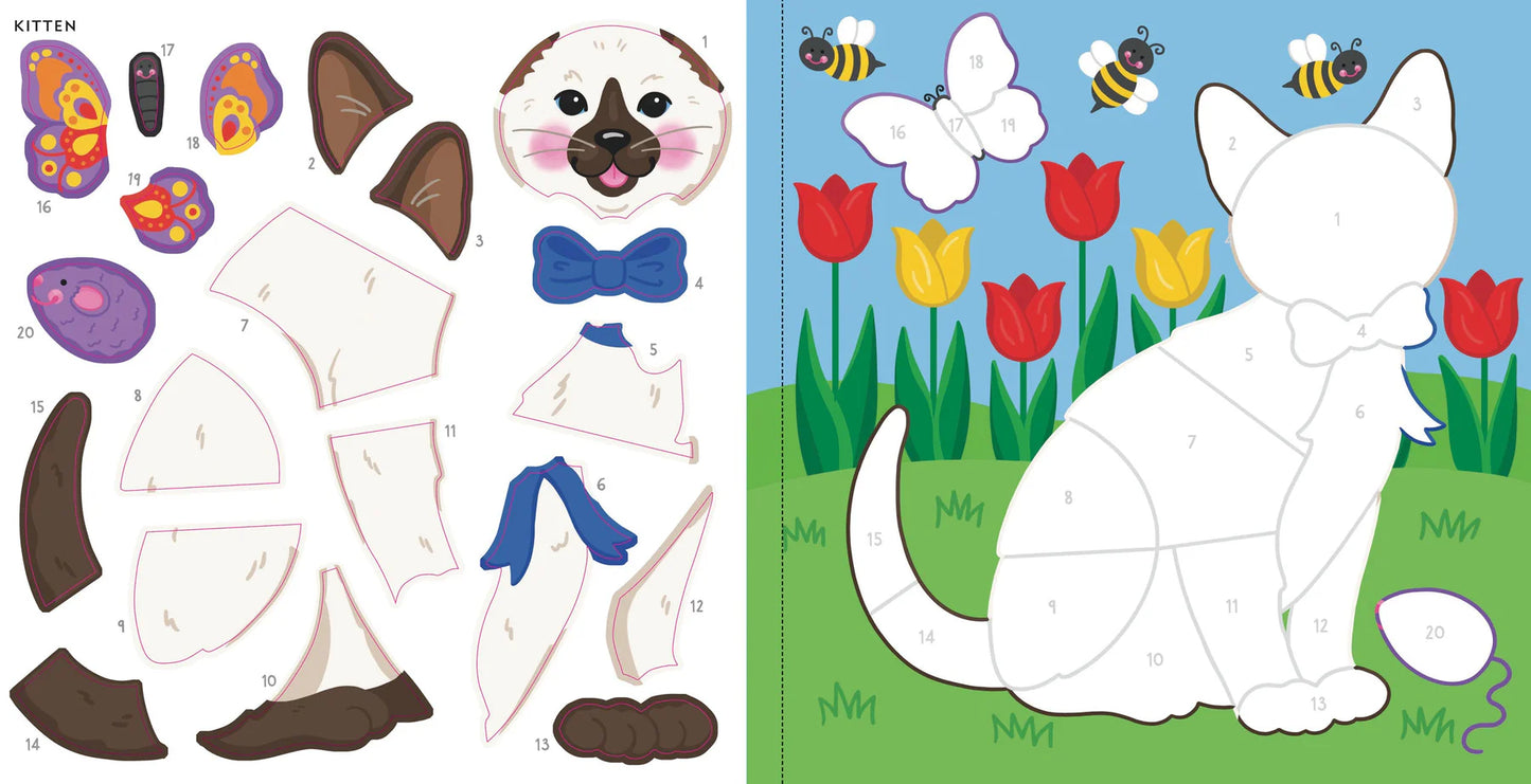 My First Color-By-Sticker Furry Friends