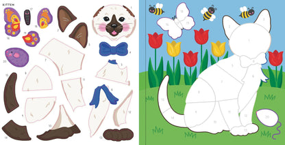 My First Color-By-Sticker Furry Friends