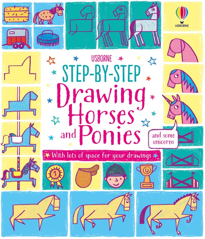 Step-By-Step Drawing Horses & Ponies