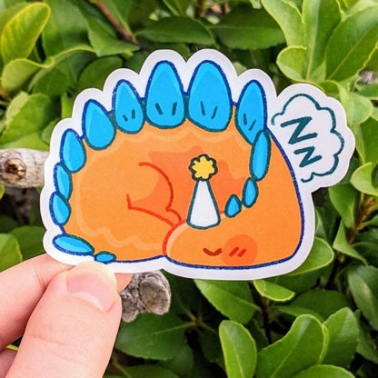 Dino Party Stickers: Pink Pterodactyl