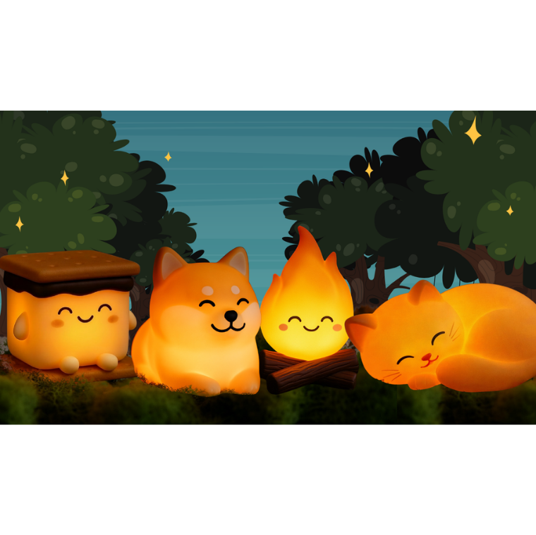 Mushi Friends Squishy Ambient Light - 24 pc Assorted Pack
