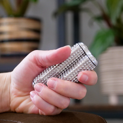 Stainless Steel Fidget Roller: Steel Acupressure / Full