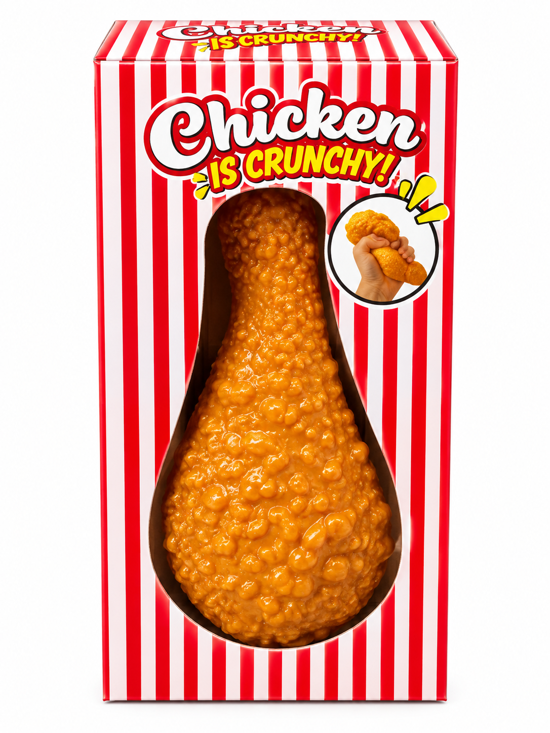5" Jumbo Crunchy Chicken Squishy MSS46