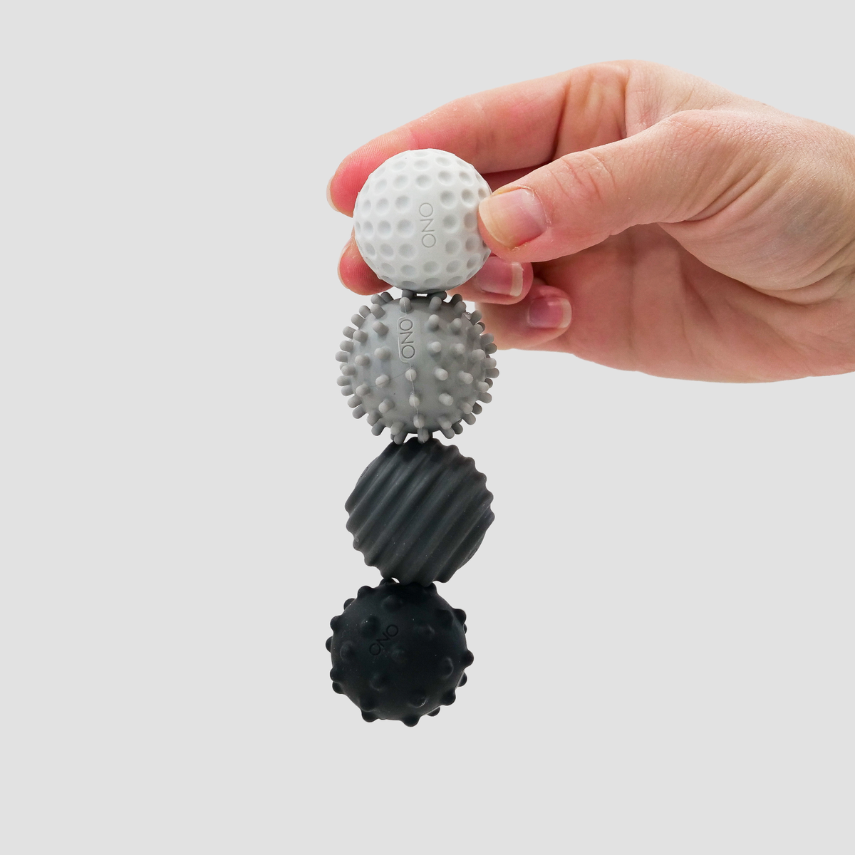 Silicone Magnetic Fidget Balls: Sapphire / 4 Pack