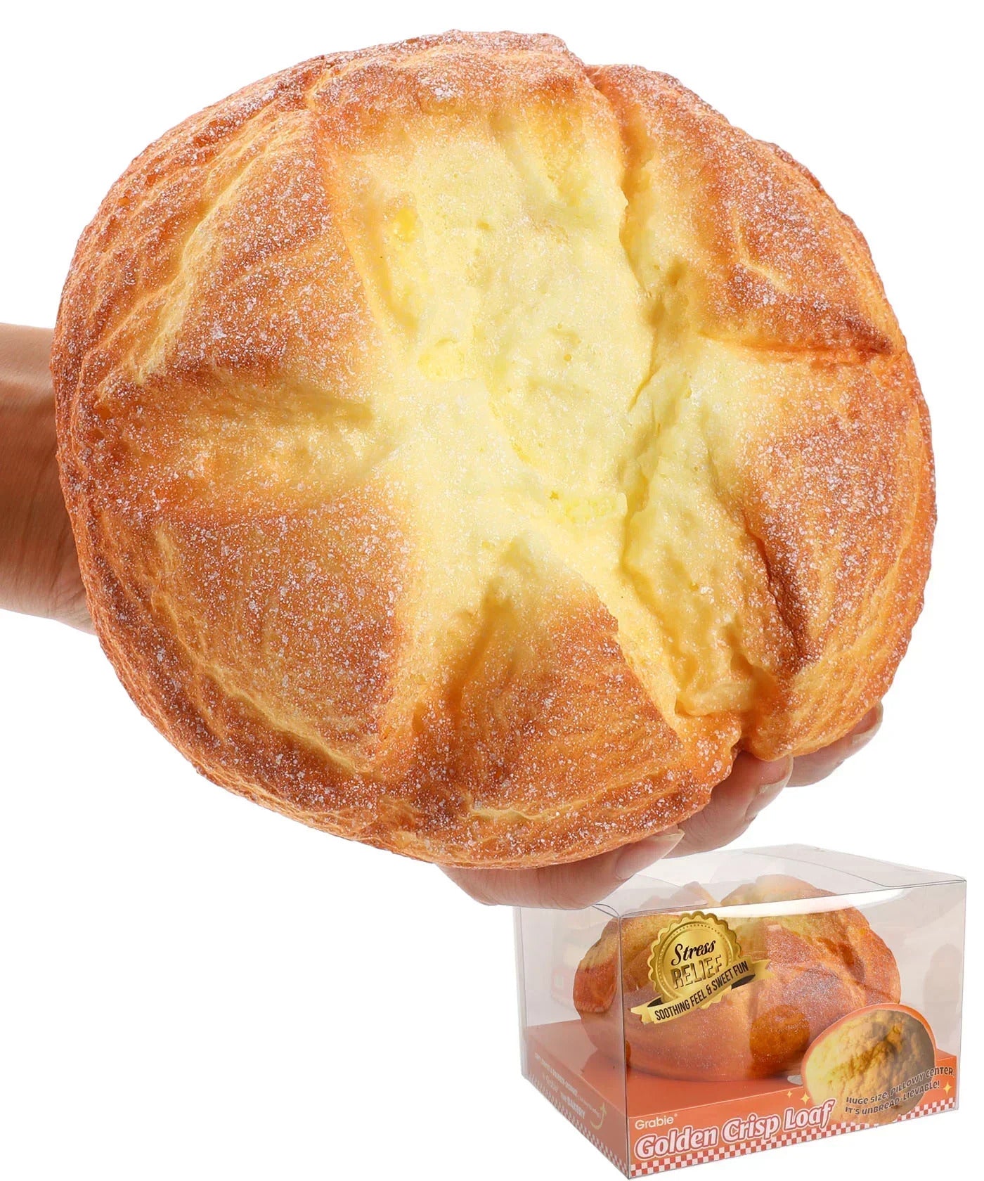 Squishy Golden Crisp Loaf Grabie