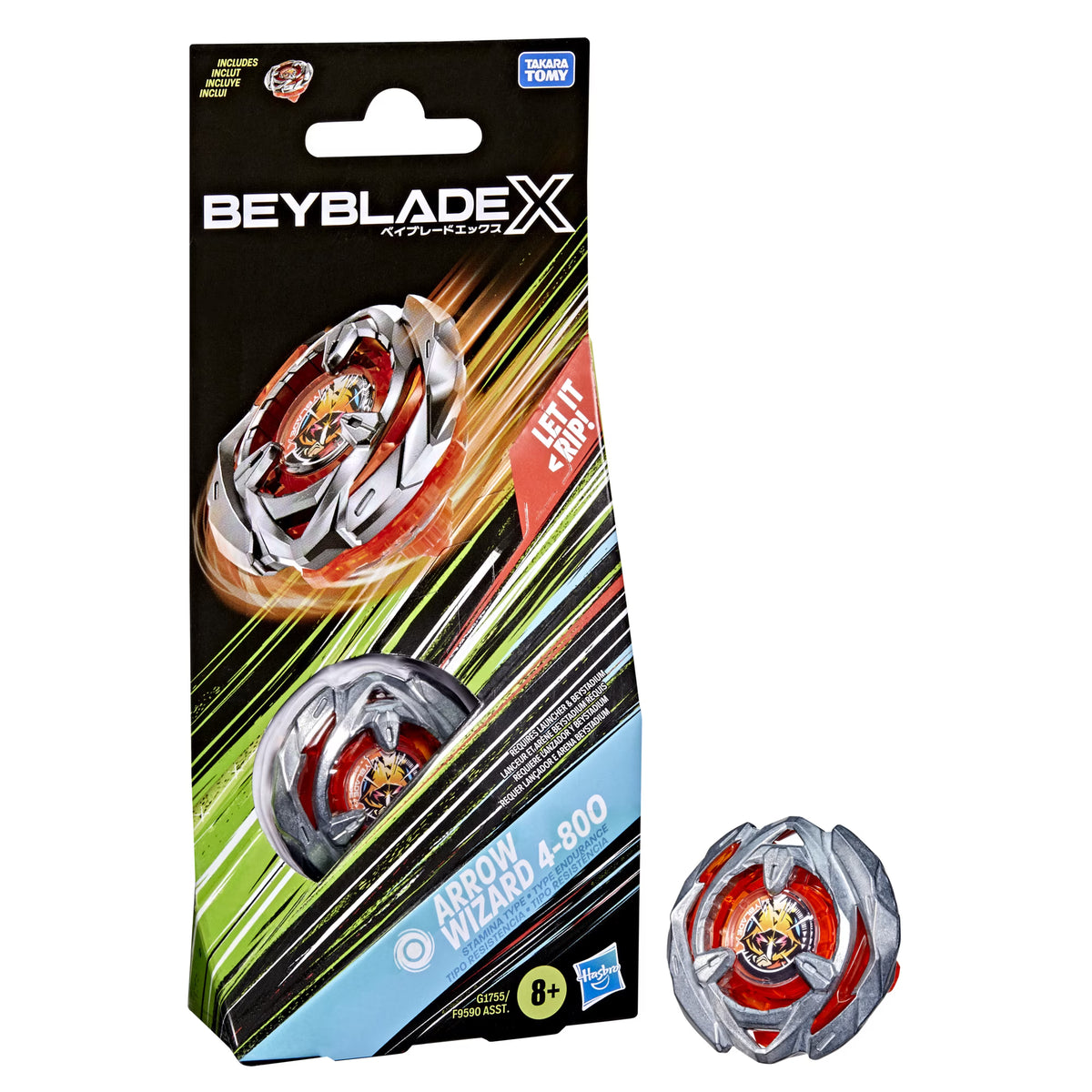 Beyblade X Arrow Wizard Booster Pack Set