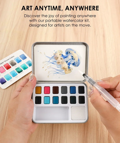 Watercolor Pocket Set, Ocean Colors Grabie