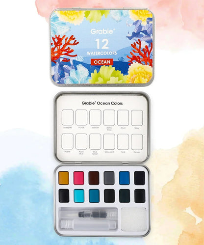 Watercolor Pocket Set, Ocean Colors Grabie