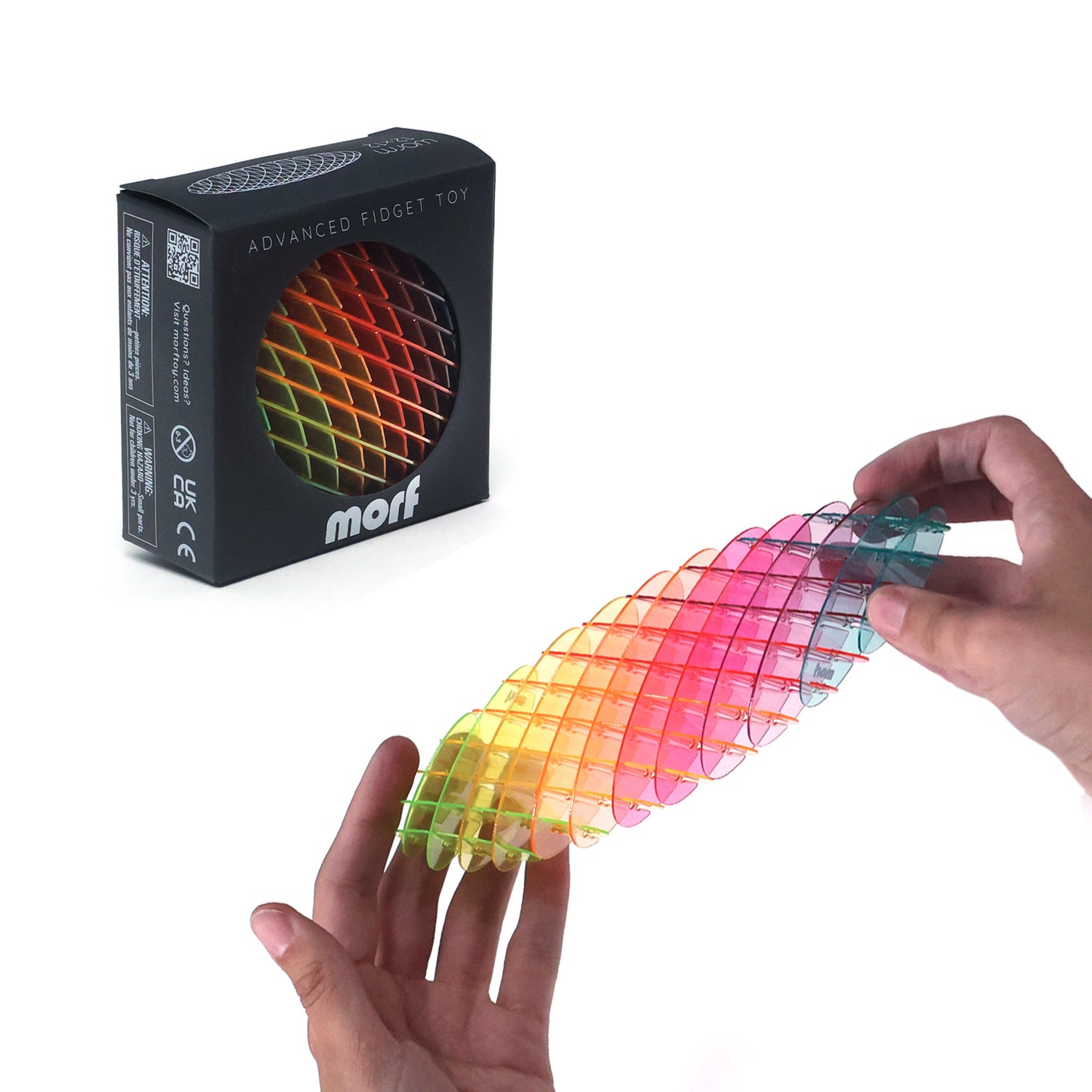 Morf Fidget Worm Rainbow Sm
