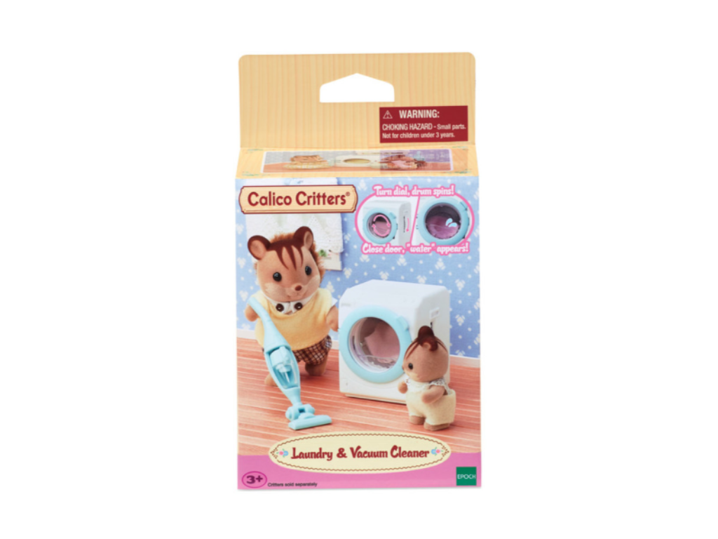 Laundry and Vacuum Cleaner Calico Critters