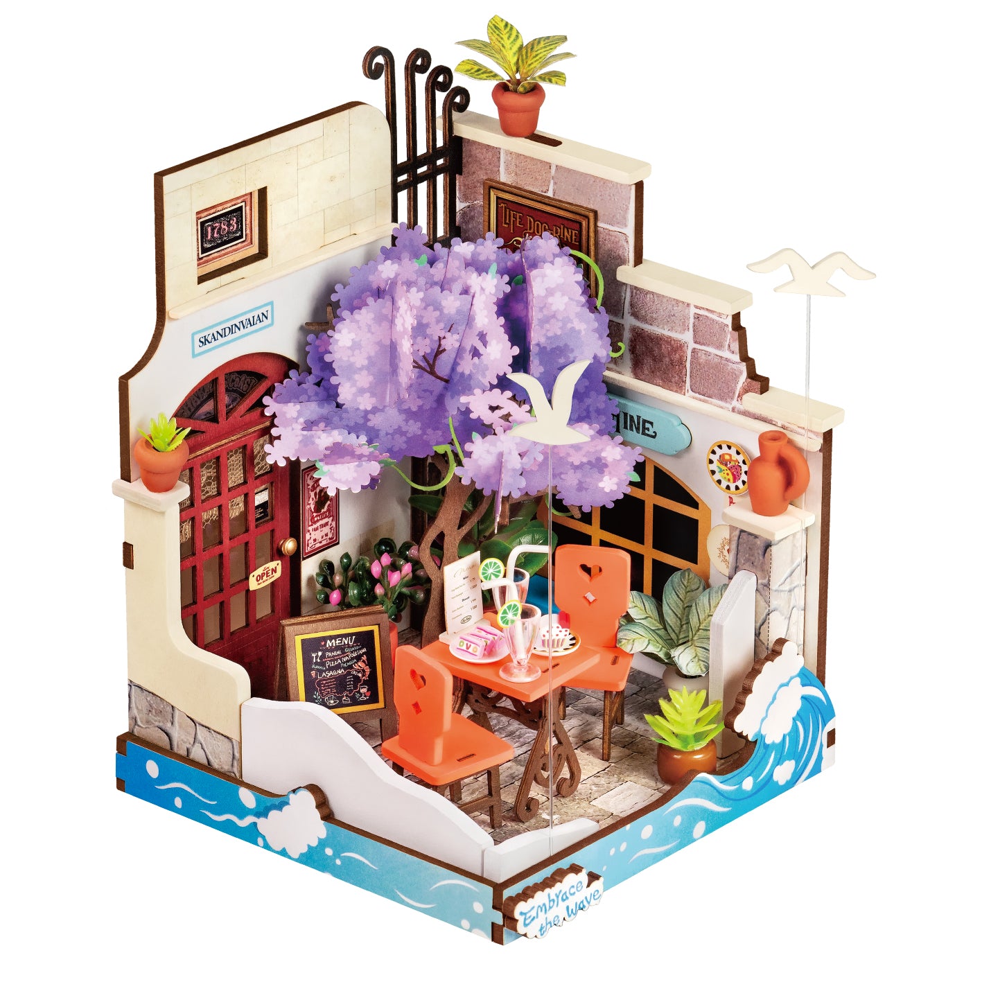 Sea Holiday Restaurant DIY Miniature House Kit