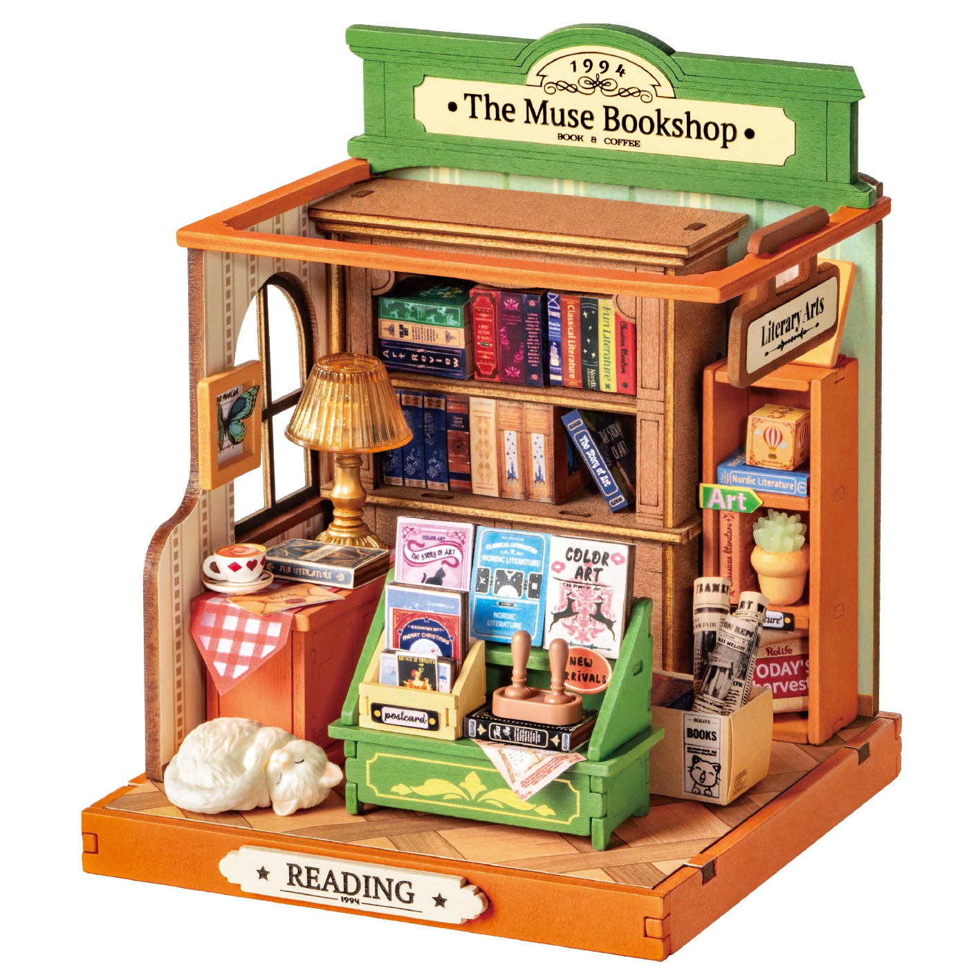 The Muse Bookshop DIY Miniature House Kit