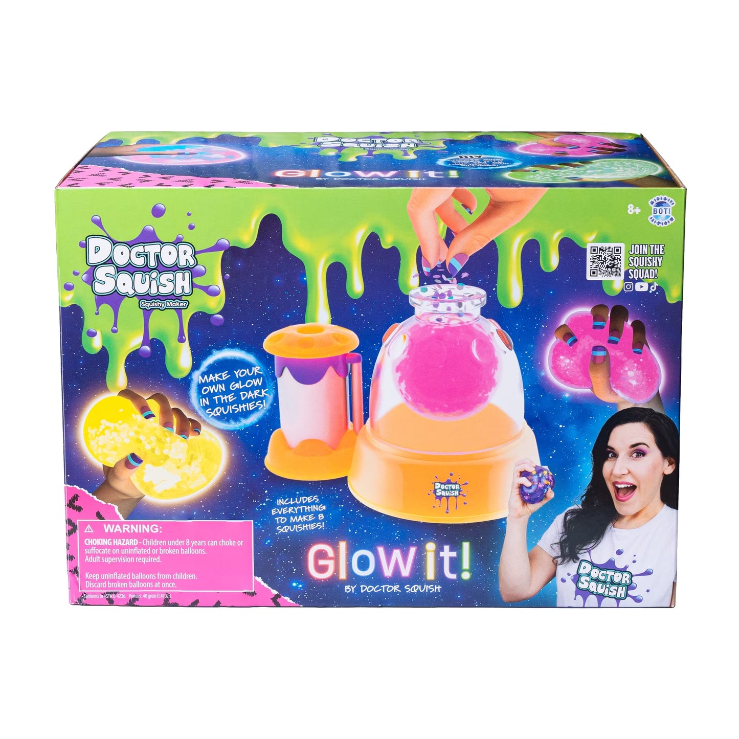 Doctor Squish Squishy Maker Station Glow It Toysmith