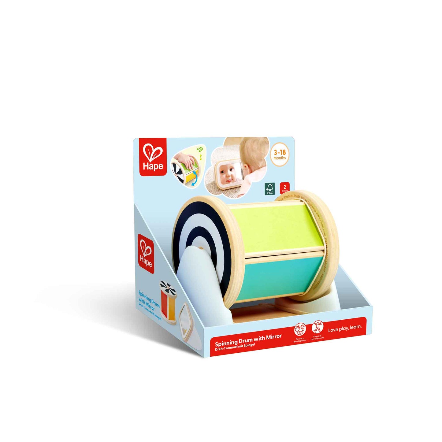 Spinning Drum with Mirror Hape