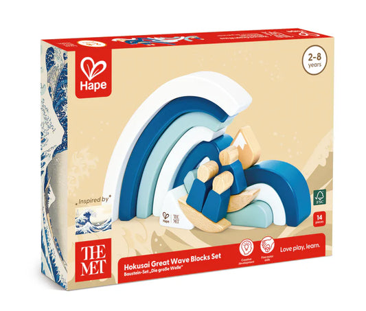 Hokusai Great Wave Blocks Hape