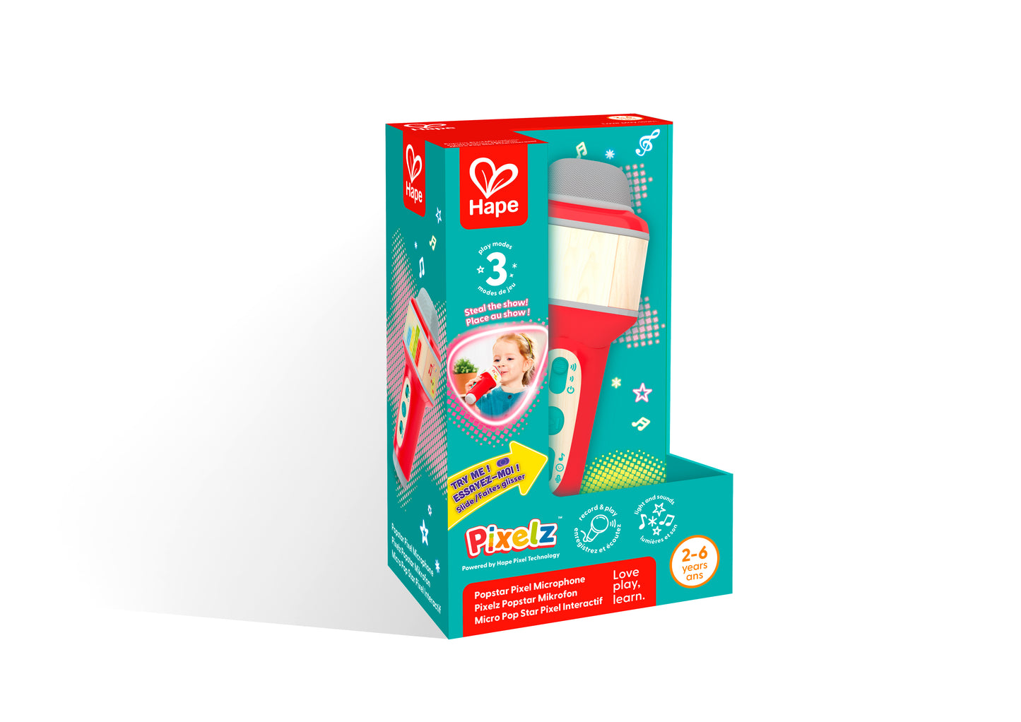 Popstar Pixelz Microphone Hape
