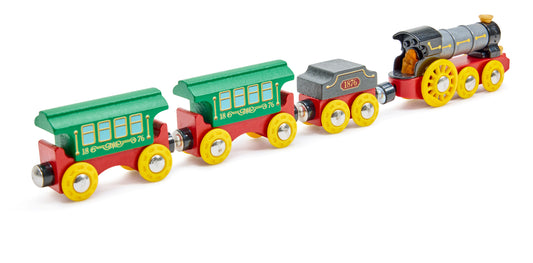 Retro Steam Train with Lights and Sounds