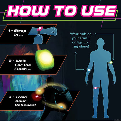 Flex Flash Light Up Reflex Game Mindware